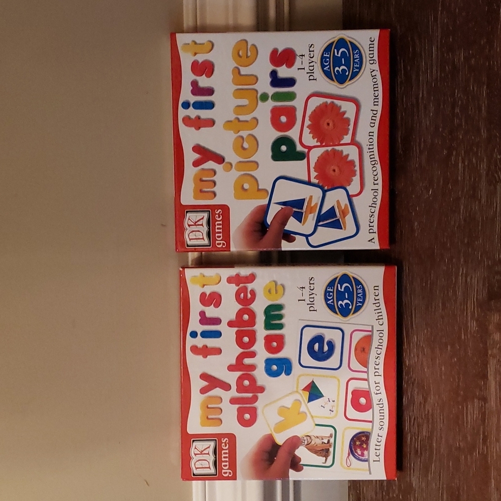 💖HP💖2 Fun Learning games! Pre-loved. Like new condition! All pieces included!